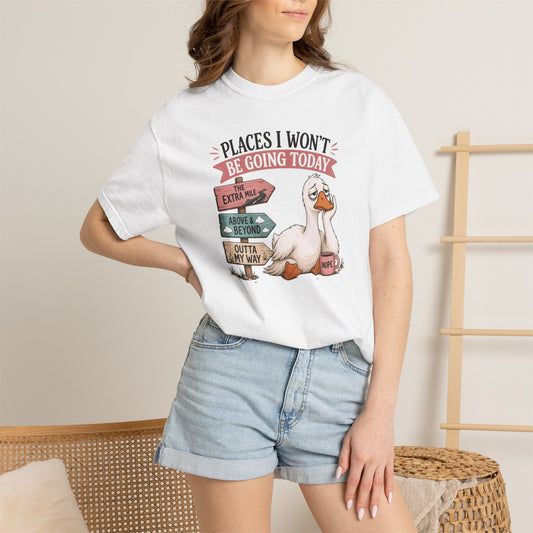 Funny Introvert Duck Graphic Tee