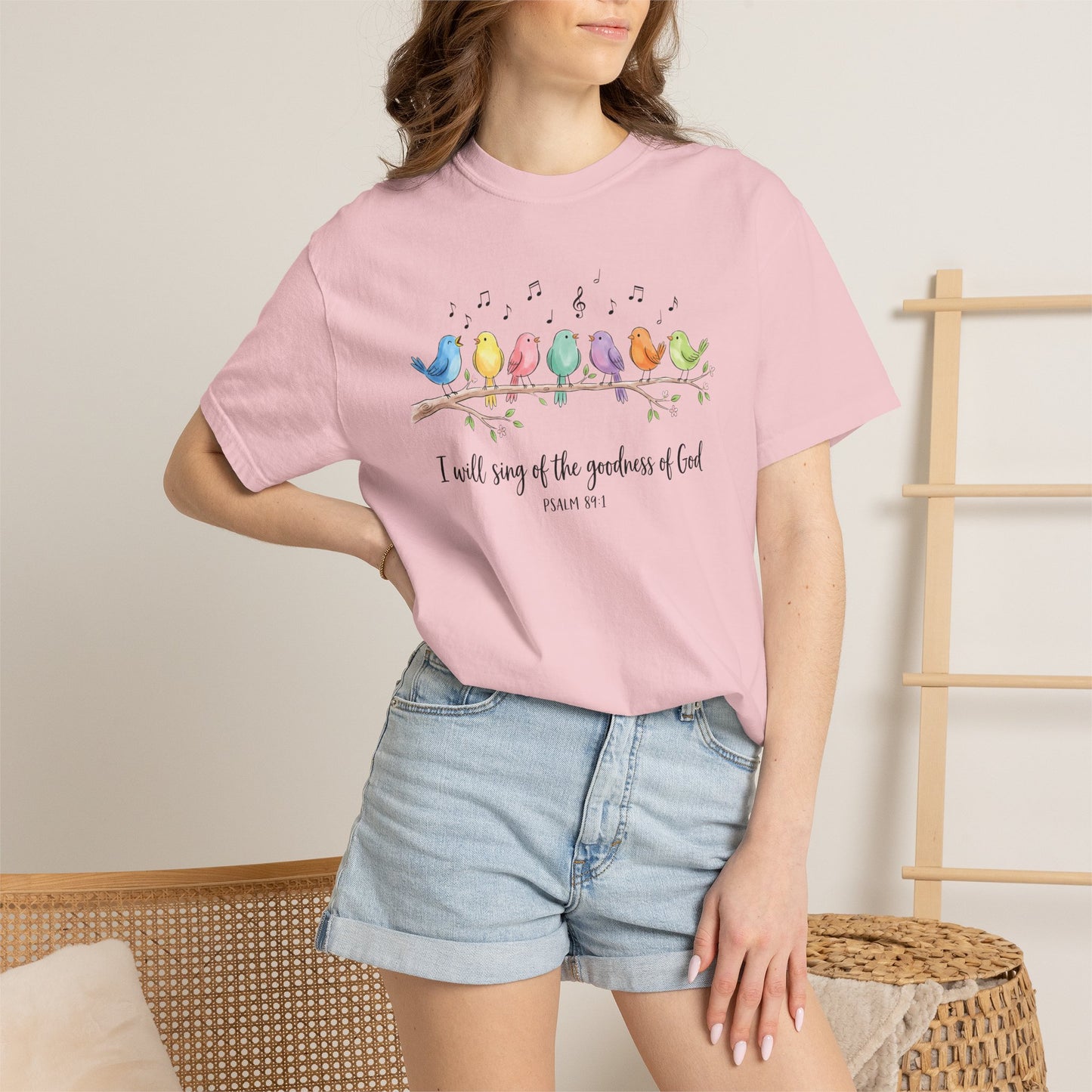 Christian Bird Choir Shirt | Psalm 89:1 Faith Tee