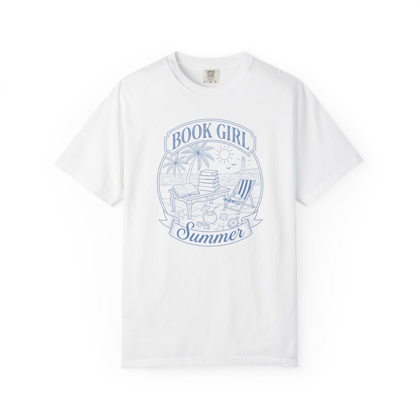 Book Girl Summer Comfort Colors /su