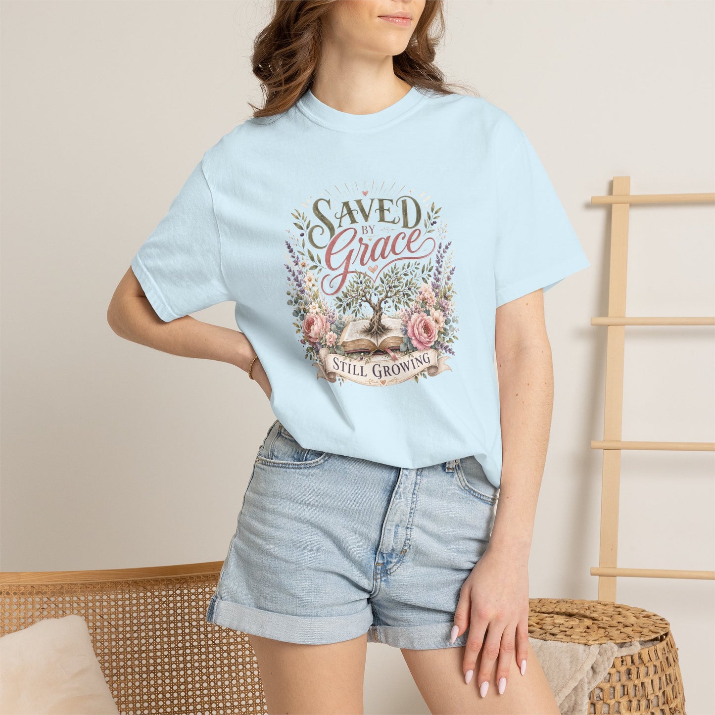 Saved by Grace, Still Growing Tee
