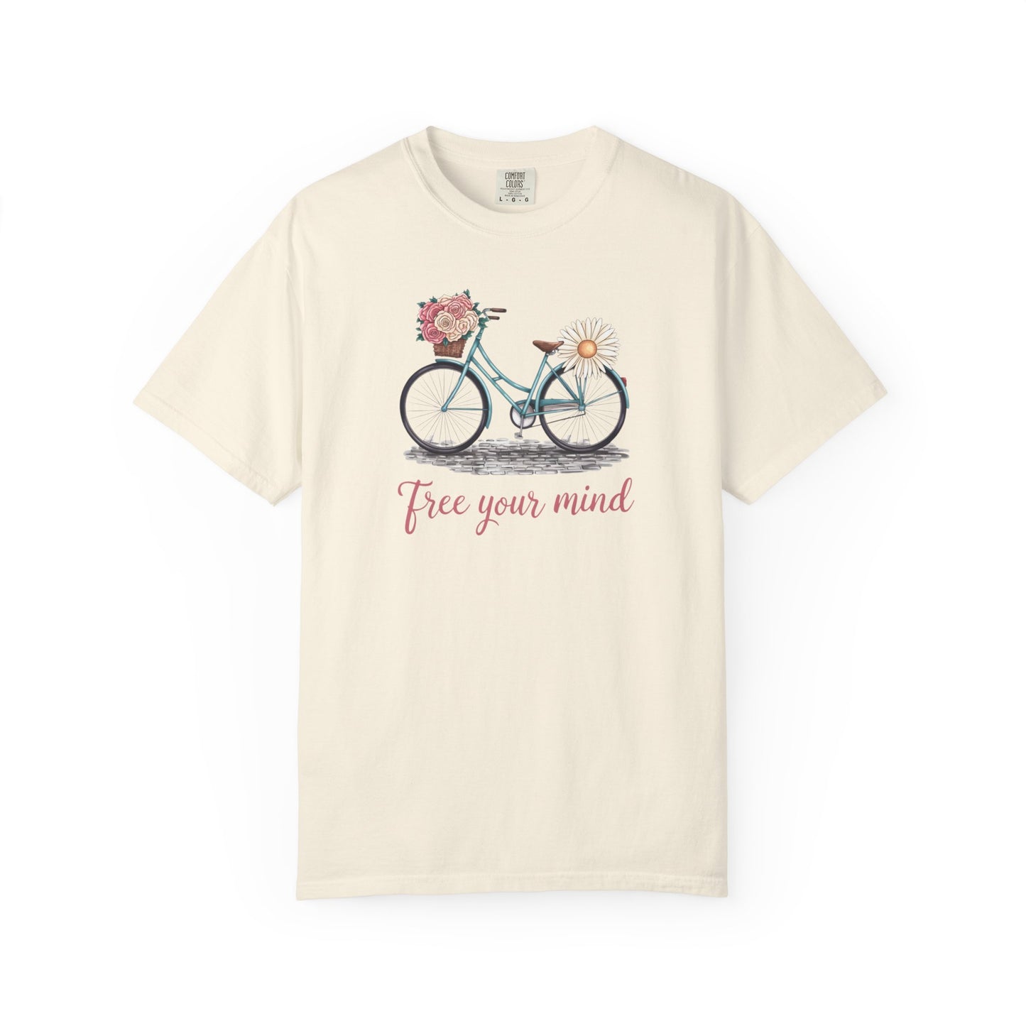 Free Your Mind Floral Bike Tee
