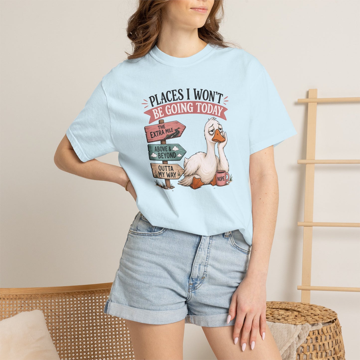 Funny Introvert Duck Graphic Tee