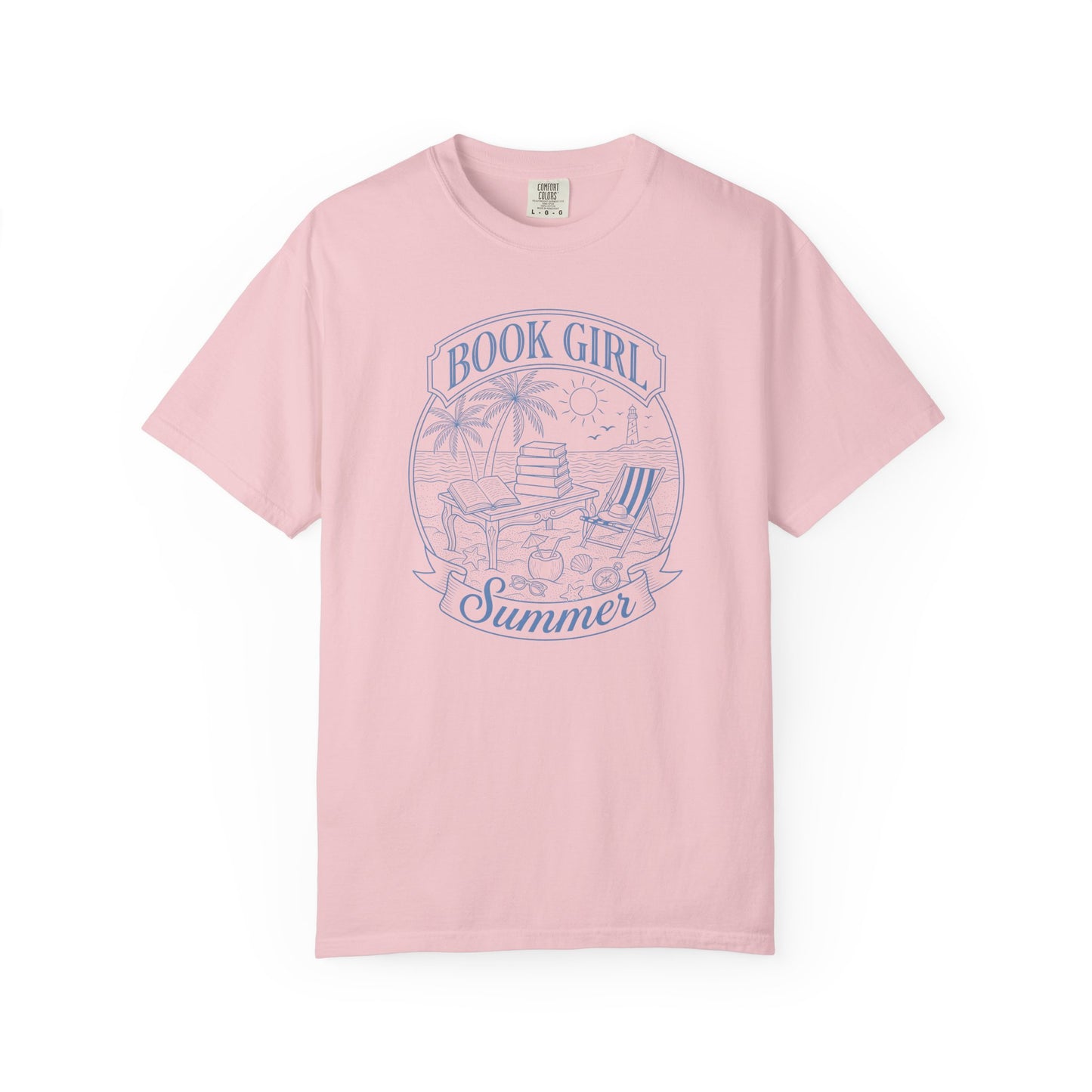 Book Girl Summer Comfort Colors /su