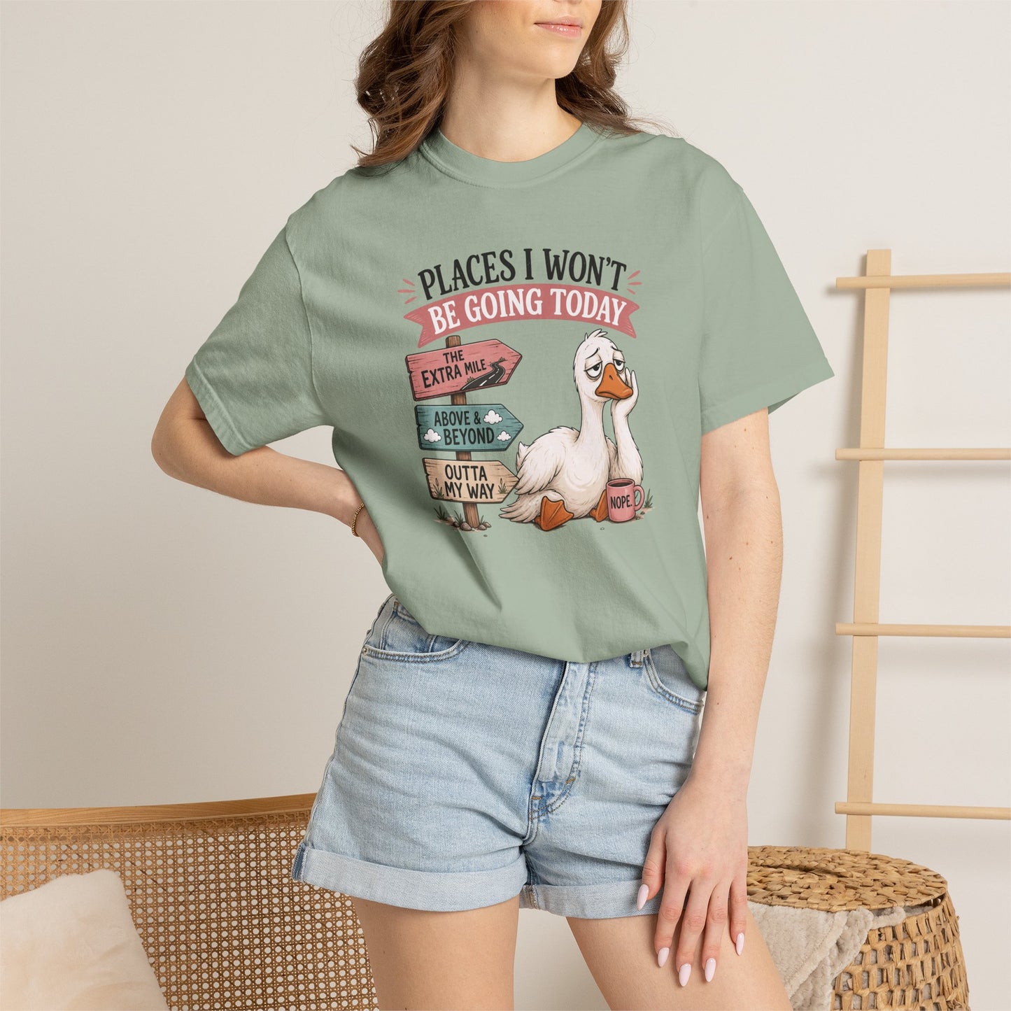 Funny Introvert Duck Graphic Tee