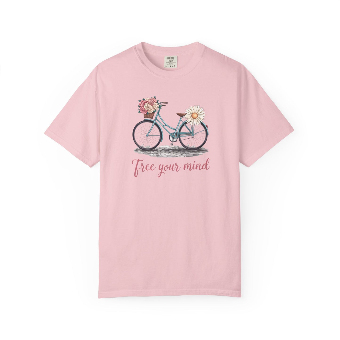 Free Your Mind Floral Bike Tee