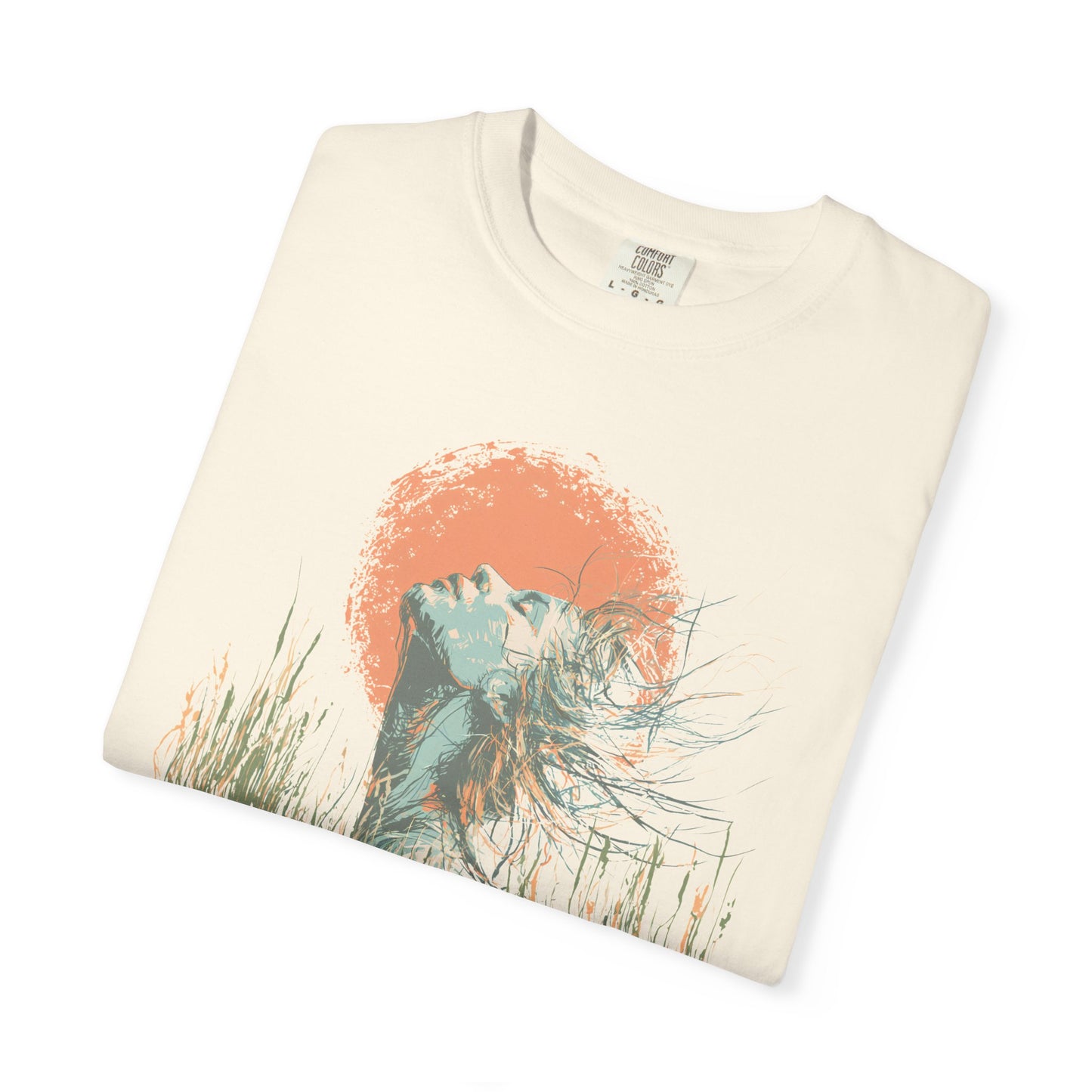 Sunset Heron T-Shirt — Coastal Bird Graphic Tee