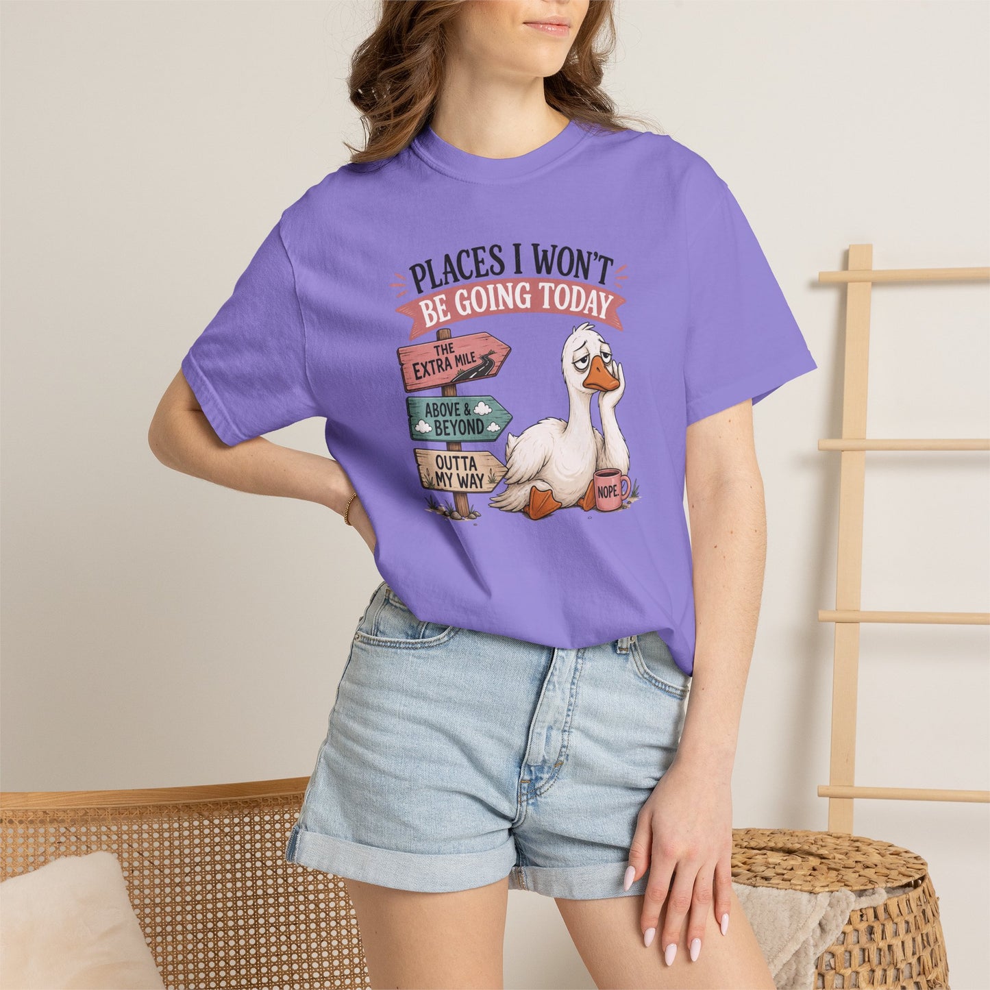 Funny Introvert Duck Graphic Tee