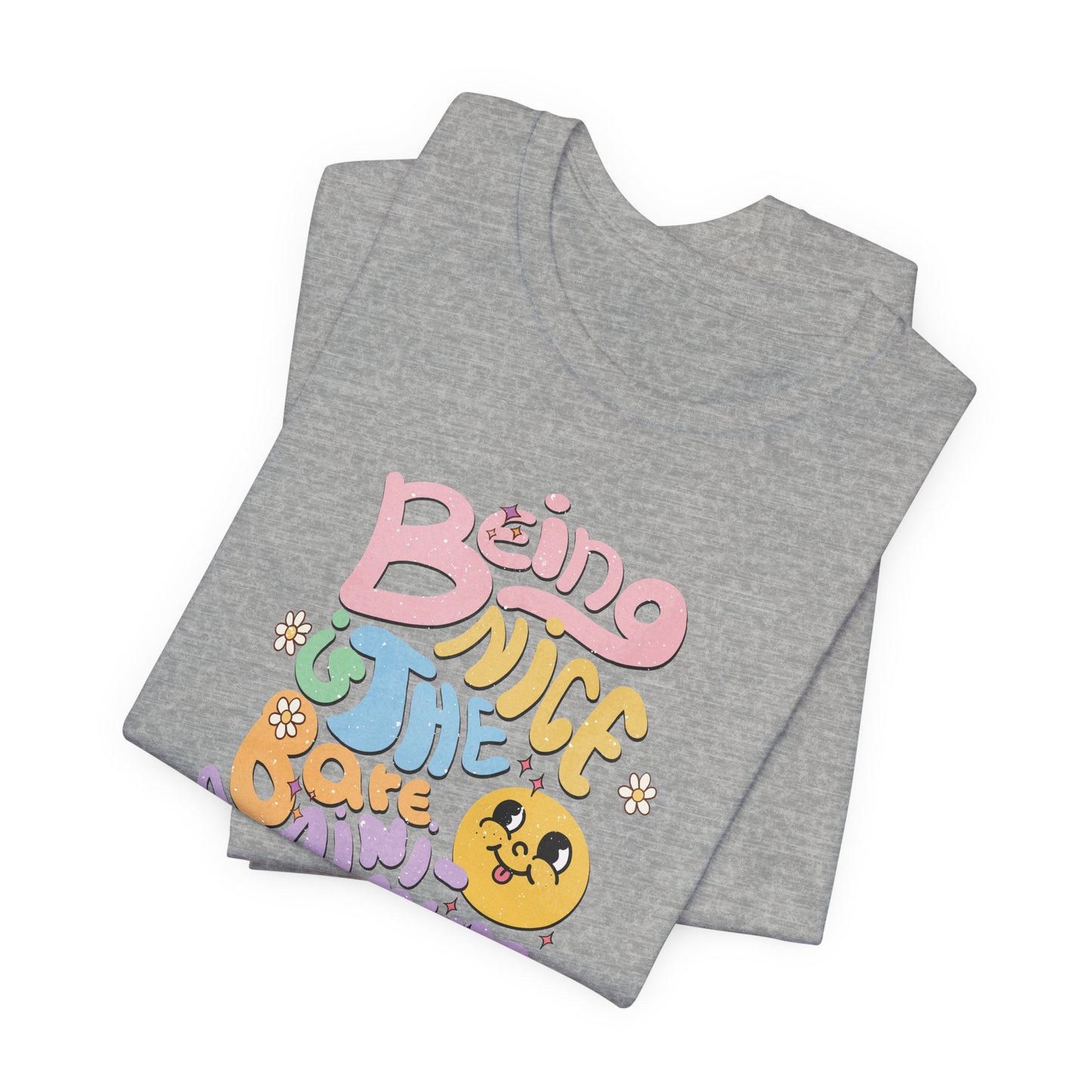Being Nice Is The Bare Minimum Retro Graphic Tee