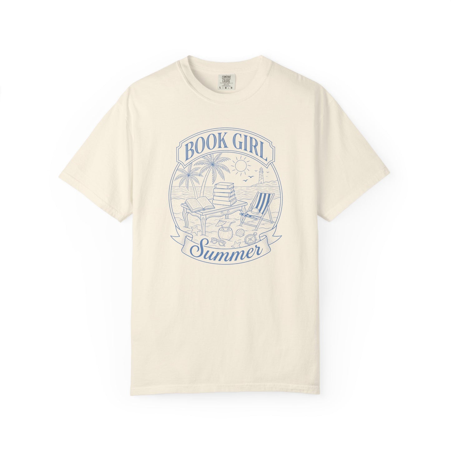 Book Girl Summer Comfort Colors /su