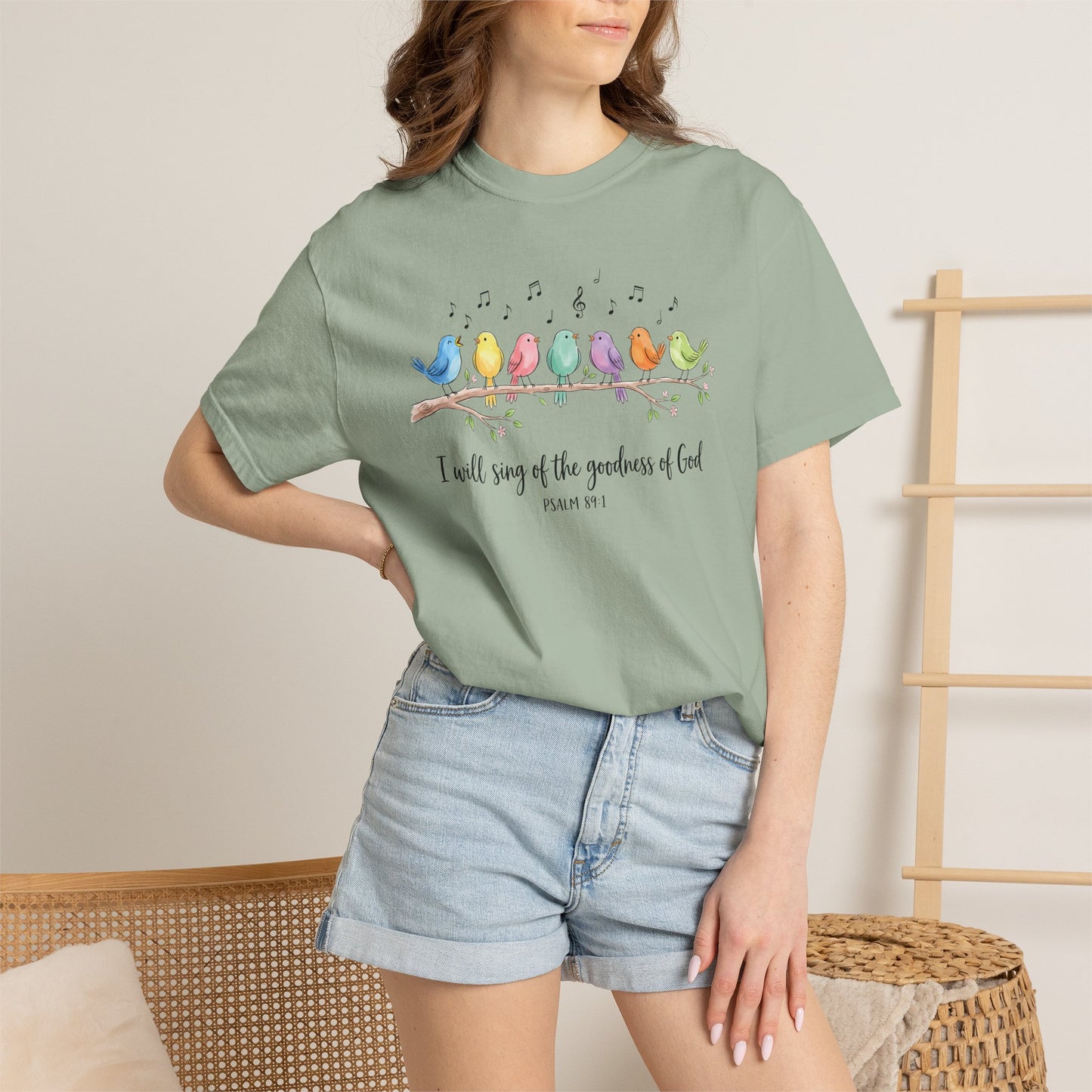 Christian Bird Choir Shirt | Psalm 89:1 Faith Tee