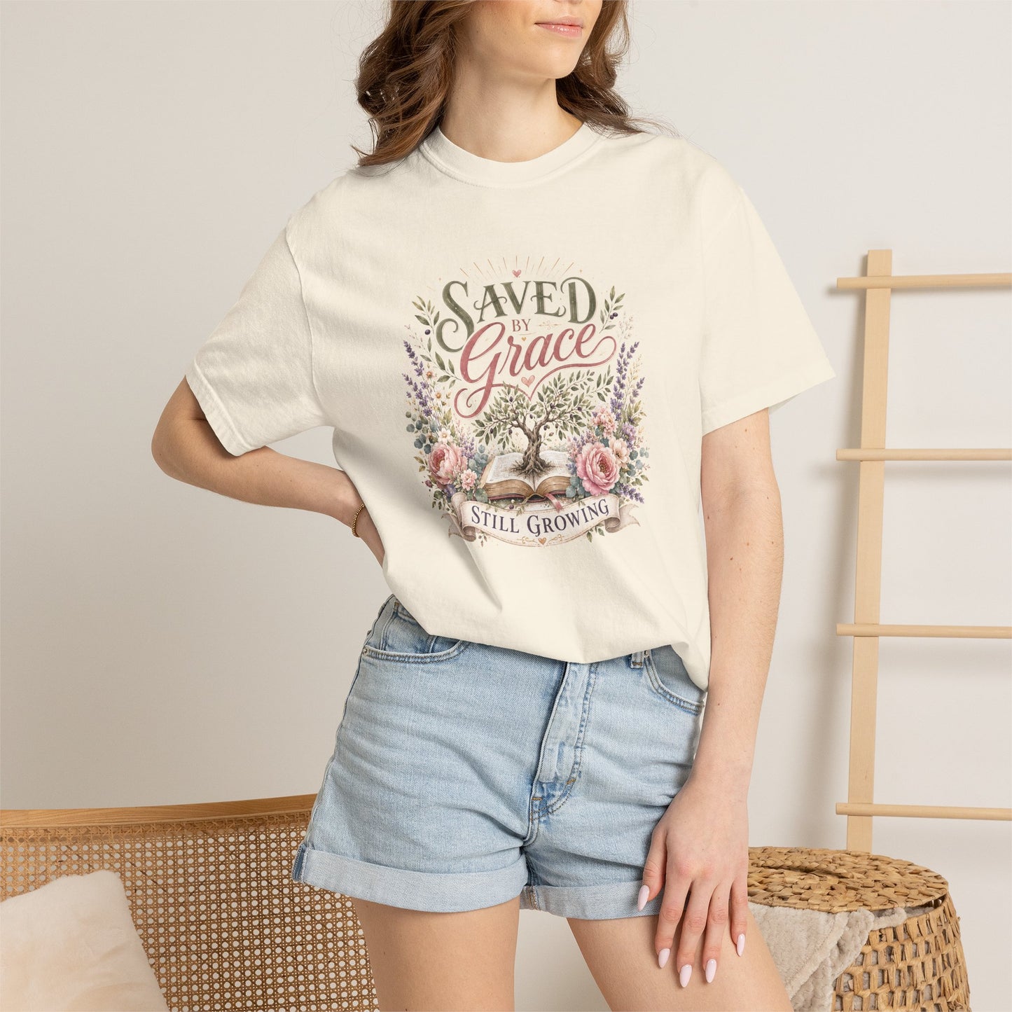 Saved by Grace, Still Growing Tee
