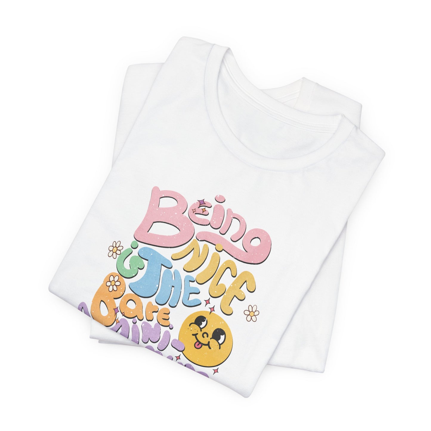 Being Nice Is The Bare Minimum Retro Graphic Tee