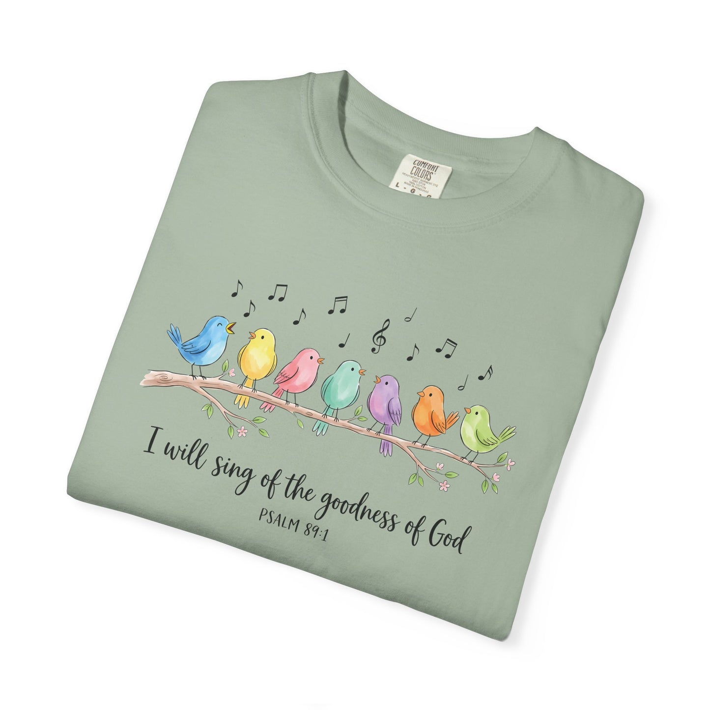 Christian Bird Choir Shirt | Psalm 89:1 Faith Tee