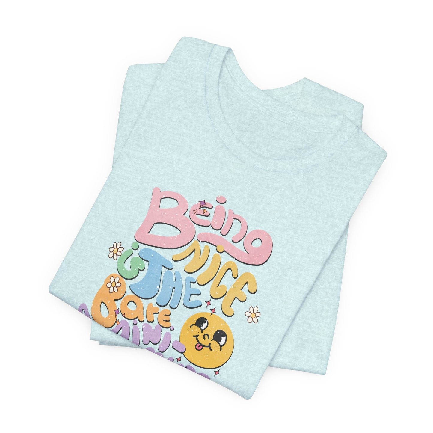 Being Nice Is The Bare Minimum Retro Graphic Tee