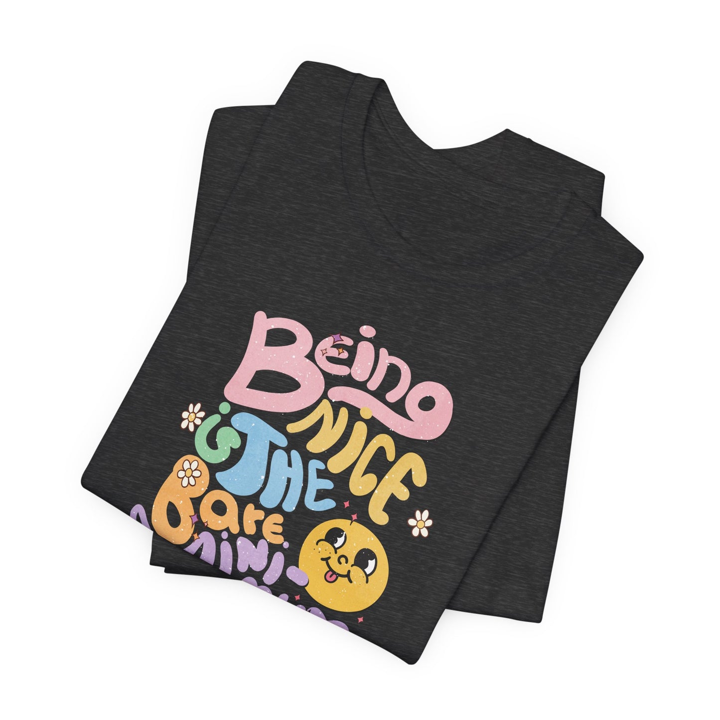 Being Nice Is The Bare Minimum Retro Graphic Tee