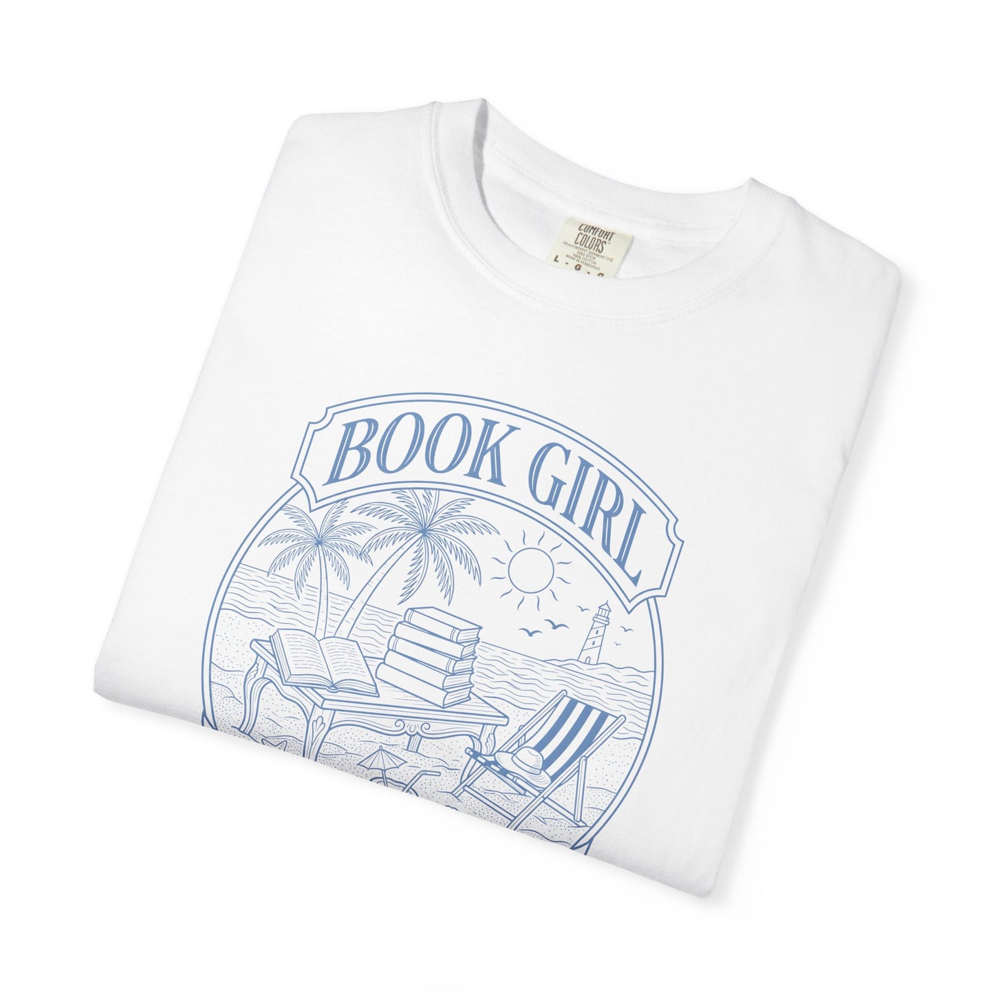 Book Girl Summer Comfort Colors /su