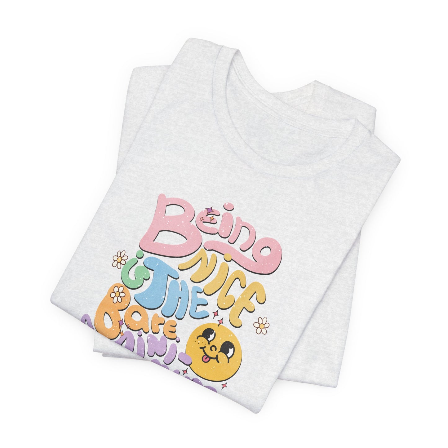 Being Nice Is The Bare Minimum Retro Graphic Tee