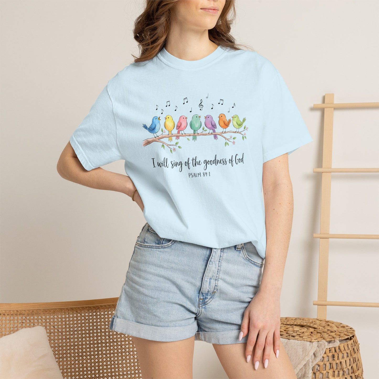 Christian Bird Choir Shirt | Psalm 89:1 Faith Tee