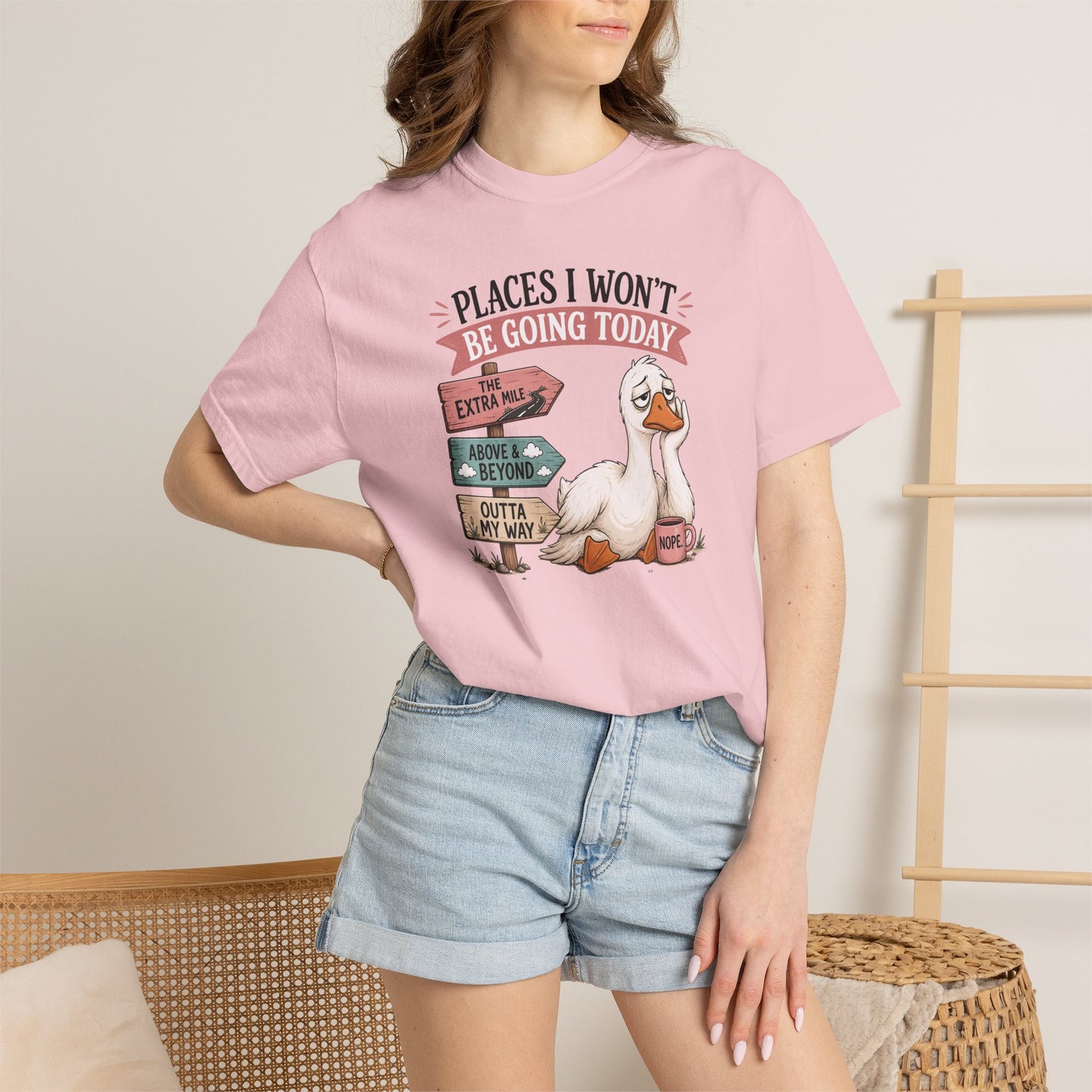 Funny Introvert Duck Graphic Tee