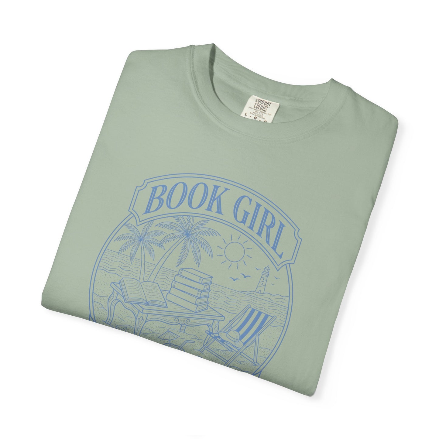Book Girl Summer Comfort Colors /su