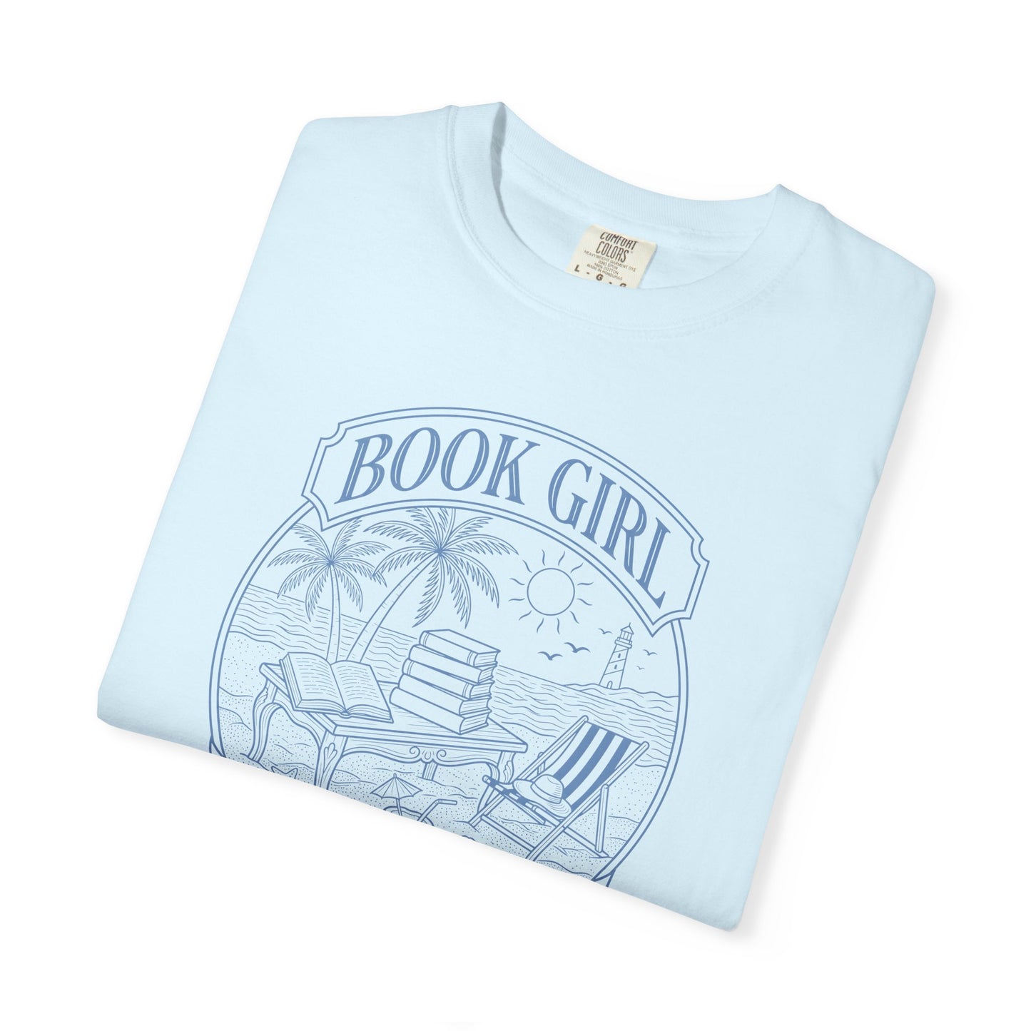 Book Girl Summer Comfort Colors /su