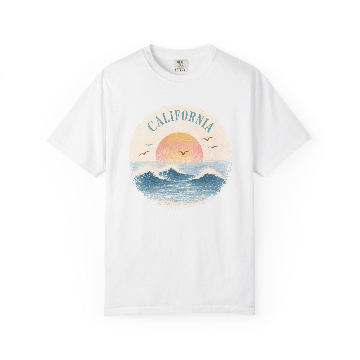 California Sunset Waves T-Shirt