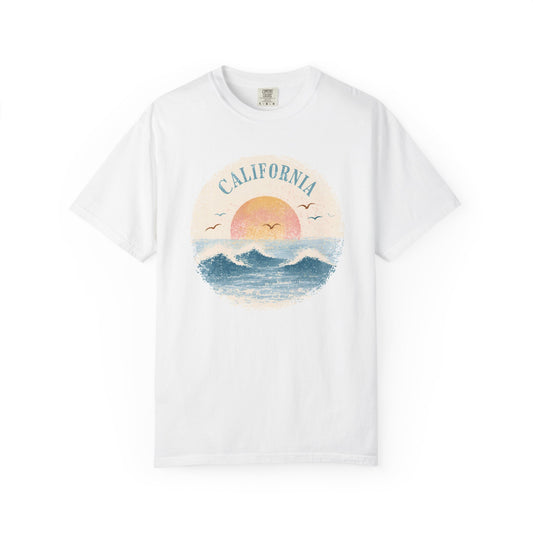California Sunset Waves T-Shirt
