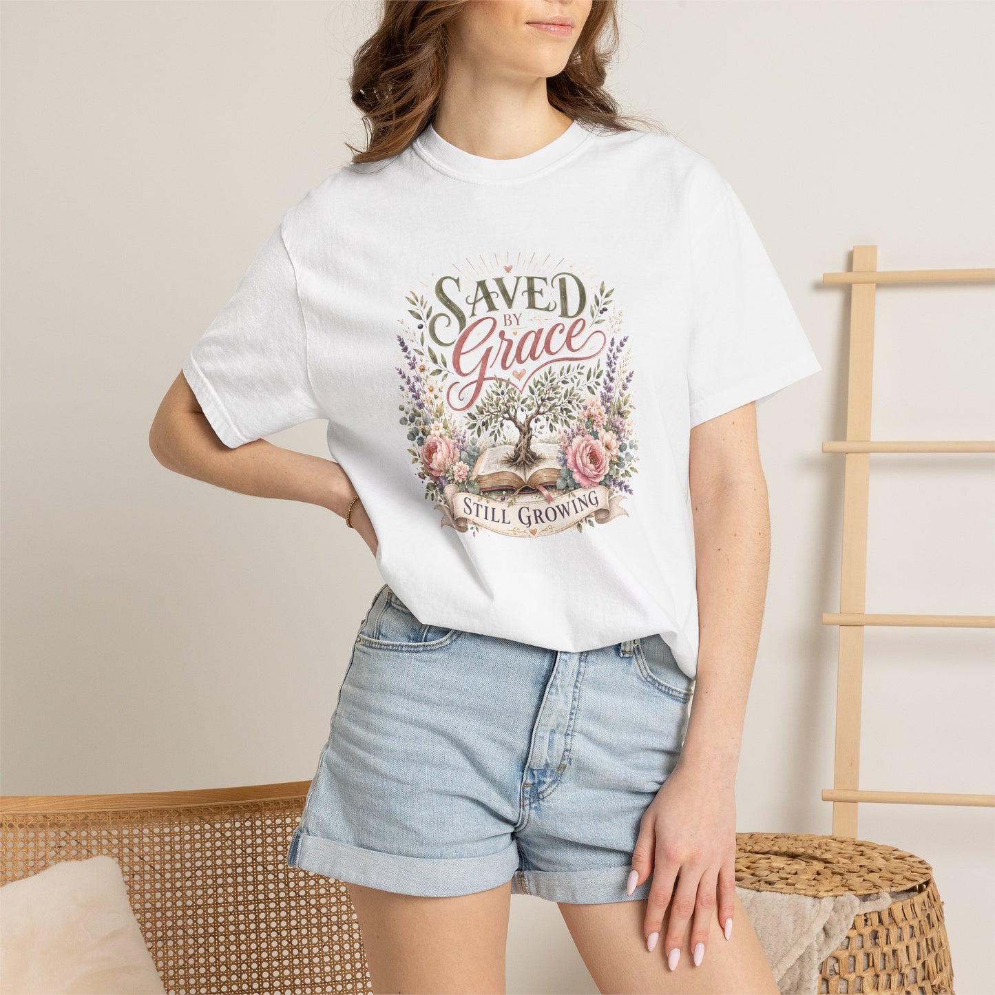 Saved by Grace, Still Growing Tee