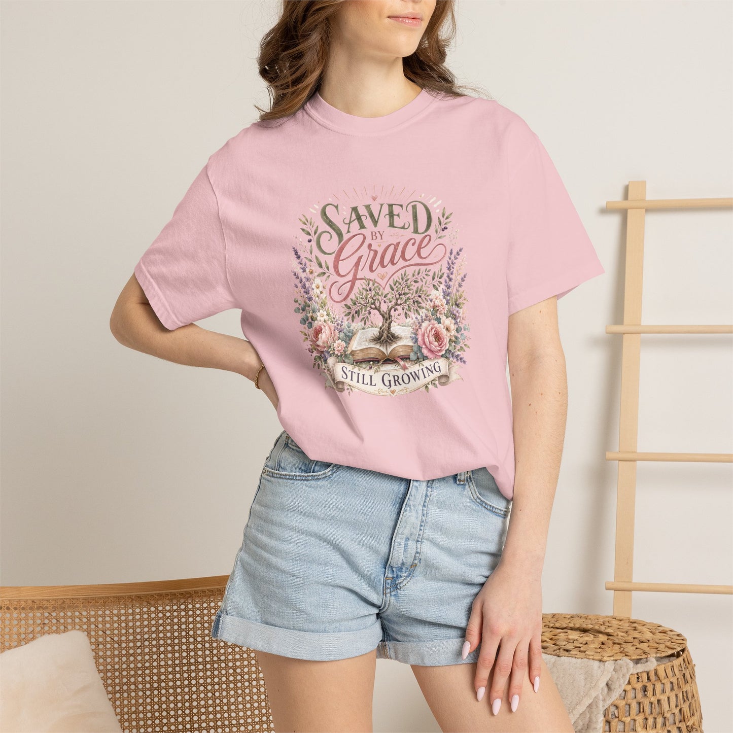 Saved by Grace, Still Growing Tee