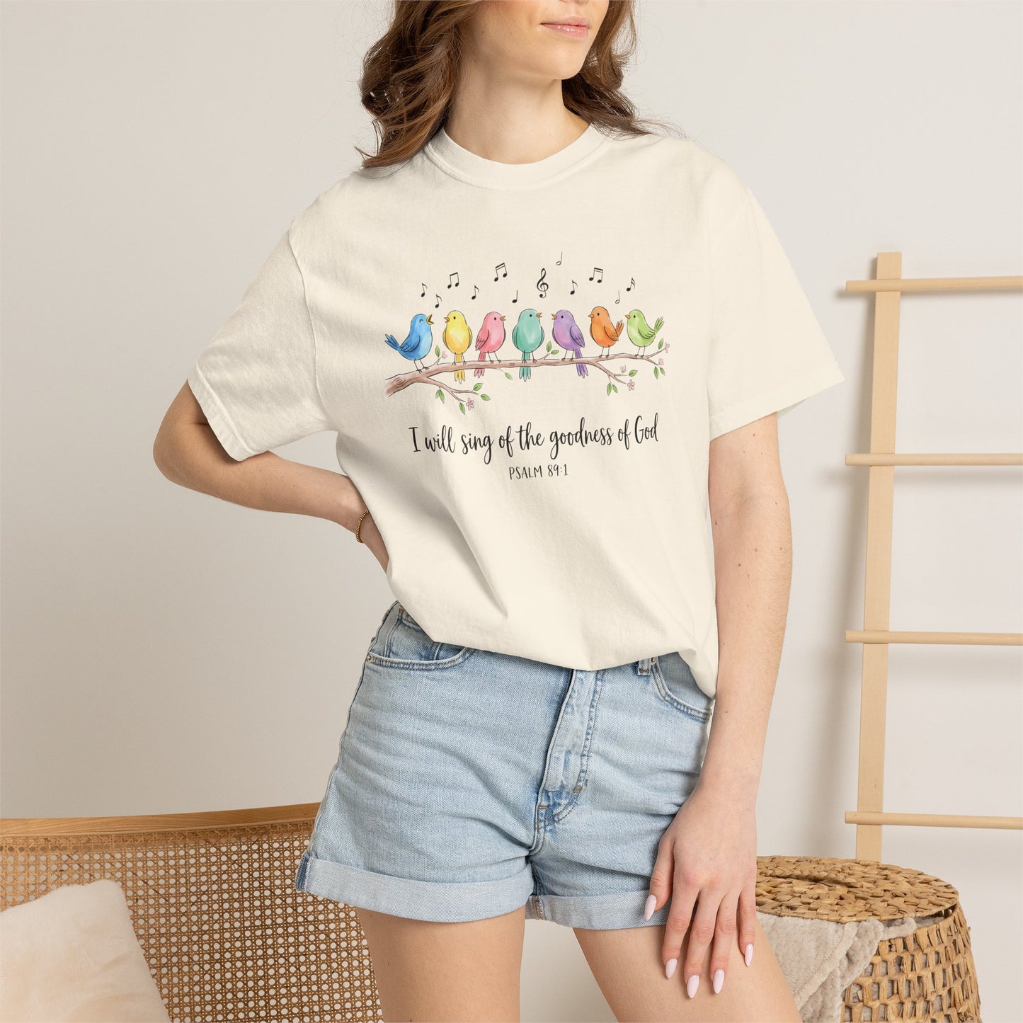 Christian Bird Choir Shirt | Psalm 89:1 Faith Tee