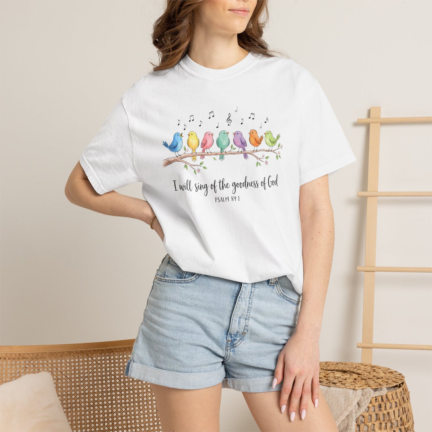 Christian Bird Choir Shirt | Psalm 89:1 Faith Tee