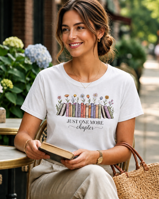 Just One More Chapter Book Lover T-Shirt