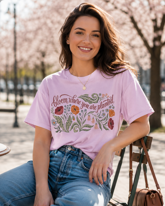 Bloom Where You Are Planted T-Shirt